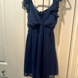 Altar'd State Blue Midi Dress